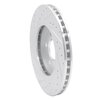 E-Line Drilled & Slotted Silver Brake Rotor, 1995-2006 Mopar, Position: Front Right - image 4