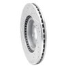 E-Line Drilled & Slotted Silver Brake Rotor, 2001-2010 Mopar, Position: Front Right - image 2