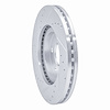 E-Line Drilled & Slotted Silver Brake Rotor, 2003-2009 Mopar, Position: Front Right - image 1