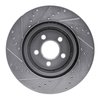 E-Line Drilled & Slotted Silver Brake Rotor, Fits Select Mopar, Position: Front Right - image 2