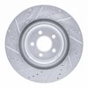 E-Line Drilled & Slotted Silver Brake Rotor, Fits Select Mopar, Position: Front Right - image 4