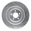 E-Line Drilled & Slotted Silver Brake Rotor, Fits Select Mopar, Position: Rear Left - image 4