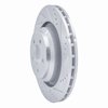 E-Line Drilled & Slotted Silver Brake Rotor, Fits Select Mopar, Position: Rear Right - image 2