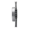 E-Line Drilled & Slotted Silver Brake Rotor, Fits Select Mopar, Position: Rear Left - image 4