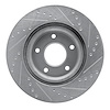 E-Line Drilled & Slotted Silver Brake Rotor, Fits Select Fits Multiple Makes/Models, Position: Front Left - image 1