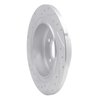 E-Line Drilled & Slotted Silver Brake Rotor, 2004-2008 Mopar, Position: Rear Right - image 4