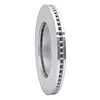 E-Line Drilled & Slotted Silver Brake Rotor, 2004-2008 Mopar, Position: Front Right - image 1