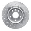 E-Line Drilled & Slotted Silver Brake Rotor, Fits Select Mopar, Position: Rear Right - image 4