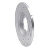 E-Line Drilled & Slotted Silver Brake Rotor, 1978-1983 Mopar, Position: Front Right - image 2