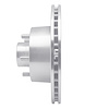 E-Line Drilled & Slotted Silver Brake Rotor, 1970-1972 Mopar, Position: Front Left - image 1