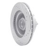 E-Line Drilled & Slotted Silver Brake Rotor, 1970-1972 Mopar, Position: Front Left - image 2