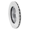 E-Line Drilled & Slotted Silver Brake Rotor, 1993-1997 Mopar, Position: Front Left - image 2