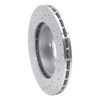 E-Line Drilled & Slotted Silver Brake Rotor, 1993-1997 Mopar, Position: Front Right - image 2