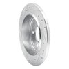 E-Line Drilled & Slotted Silver Brake Rotor, 1993-2004 Mopar, Position: Rear Right - image 2