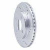 E-Line Drilled & Slotted Silver Brake Rotor, 1995-1996 Mopar, Position: Front Right - image 4