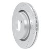 E-Line Drilled & Slotted Silver Brake Rotor, 1999-2004 Mopar, Position: Front Left - image 4