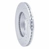 E-Line Drilled & Slotted Silver Brake Rotor, 2000-2005 Mopar, Position: Front Right - image 2