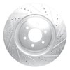 E-Line Drilled & Slotted Silver Brake Rotor, 2003-2017 Mopar, Position: Front Right - image 3