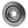 E-Line Drilled & Slotted Silver Brake Rotor, 2003-2017 Mopar, Position: Rear Left - image 3