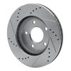 E-Line Drilled & Slotted Silver Brake Rotor, 2007-2017 Fits Multiple Makes/Models, Position: Front Right - image 4