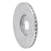 E-Line Drilled & Slotted Silver Brake Rotor, 2008-2014 Mopar, Position: Front Right - image 4