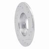 E-Line Drilled & Slotted Silver Brake Rotor, 2013-2016 Mopar, Position: Rear Left - image 2