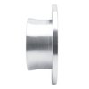 E-Line Drilled & Slotted Silver Brake Rotor, 2002-2018 Fits Multiple Makes/Models, Position: Rear Right - image 4