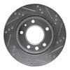 E-Line Drilled & Slotted Silver Brake Rotor, 2002-2006 Fits Multiple Makes/Models, Position: Front Left - image 4
