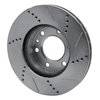 E-Line Drilled & Slotted Silver Brake Rotor, Fits Select Fits Multiple Makes/Models, Position: Front Left - image 4