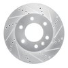 E-Line Drilled & Slotted Silver Brake Rotor, Fits Select Fits Multiple Makes/Models, Position: Front Right - image 2