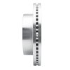 E-Line Drilled & Slotted Silver Brake Rotor, 1988-2000 Fits Multiple Makes/Models, Position: Front Right - image 3