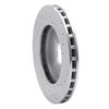 E-Line Drilled & Slotted Silver Brake Rotor, 1984-1995 Mopar, Position: Front Left - image 2