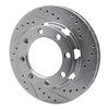 E-Line Drilled & Slotted Silver Brake Rotor, 1975-1993 Mopar, Position: Front Right - image 2