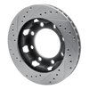 E-Line Drilled & Slotted Silver Brake Rotor, 1975-1993 Mopar, Position: Front Right - image 3