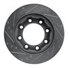 E-Line Drilled & Slotted Silver Brake Rotor, 1977-1993 Fits Multiple Makes/Models, Position: Front Right - image 2