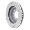 E-Line Drilled & Slotted Silver Brake Rotor, 1974-1981 Mopar, Position: Front Right - image 4