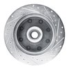 E-Line Drilled & Slotted Silver Brake Rotor, 1973-1977 Mopar, Position: Front Left - image 4
