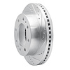 E-Line Drilled & Slotted Silver Brake Rotor, 1973-1993 Mopar, Position: Front Right - image 1