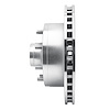 E-Line Drilled & Slotted Silver Brake Rotor, 1978-1997 Mopar, Position: Front Right - image 1