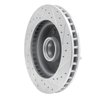 E-Line Drilled & Slotted Silver Brake Rotor, 1985-1997 Mopar, Position: Front Left - image 4