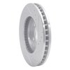 E-Line Drilled & Slotted Silver Brake Rotor, 1987-1990 Mopar, Position: Front Left - image 3