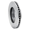 E-Line Drilled & Slotted Silver Brake Rotor, 1987-1990 Mopar, Position: Front Right - image 4