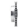 E-Line Drilled & Slotted Silver Brake Rotor, 1989-1993 Mopar, Position: Front Left - image 4