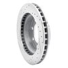 E-Line Drilled & Slotted Silver Brake Rotor, 1989-1993 Mopar, Position: Front Right - image 3