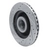 E-Line Drilled & Slotted Silver Brake Rotor, 1993-1996 Mopar, Position: Front Right - image 4