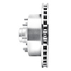 E-Line Drilled & Slotted Silver Brake Rotor, 1994-1997 Mopar, Position: Front Left - image 1