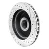 E-Line Drilled & Slotted Silver Brake Rotor, 1994-1997 Mopar, Position: Front Left - image 4