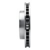 E-Line Drilled & Slotted Silver Brake Rotor, 1994-1999 Mopar, Position: Front Left - image 4