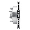 E-Line Drilled & Slotted Silver Brake Rotor, 1998-2003 Mopar, Position: Front Left - image 1