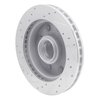 E-Line Drilled & Slotted Silver Brake Rotor, 1998-2003 Mopar, Position: Front Right - image 4